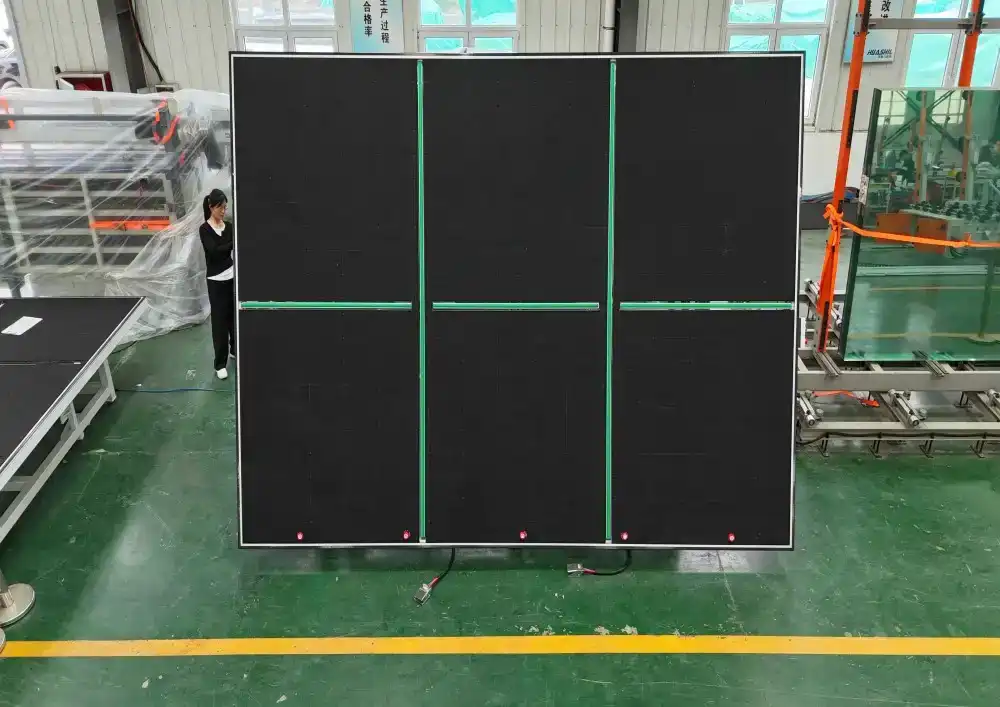 Glass air float loading table